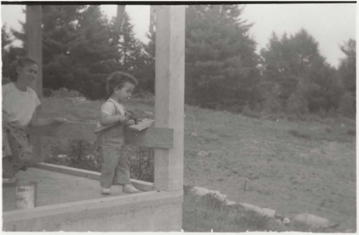 Historical black and white childhood photograph published with the founder’s story